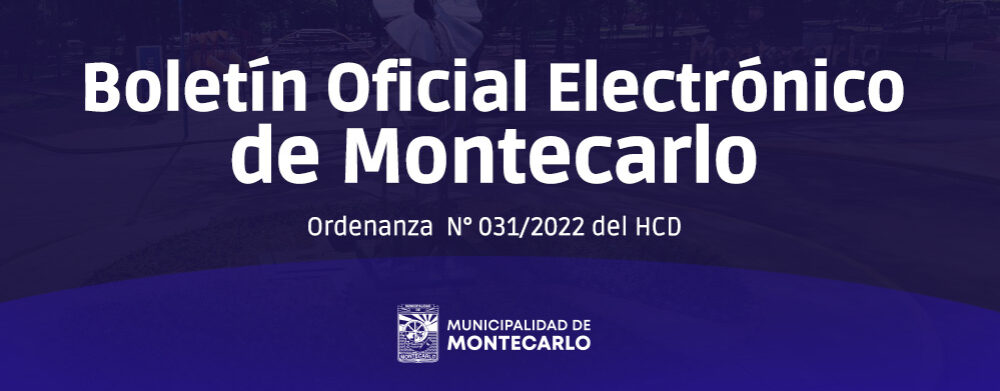 BOLETÍN OFICIAL ELECTRÓNICO DE MONTECARLO